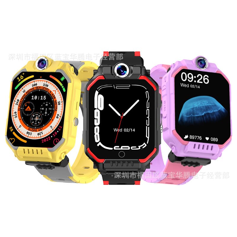 C86 Cross-border Foreign Trade Children's Phone Watch with High Definition Large Screen, Smart Flip Design, Camera, Positioning, Waterproof, Long Standby Time, and More