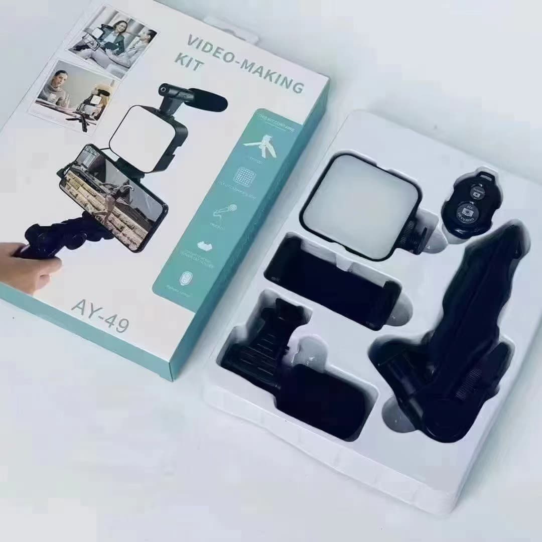 Cross-border Hot-selling Live Streaming Desktop Stand Kit Microphone Influencer Live Streaming Fill Light Handheld Photography Light Desktop No