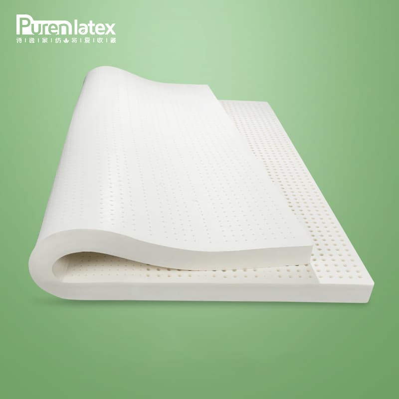 Thai Natural Latex Mattress Single Dormitory Mattress Hotel Double Bed 10CM Flat Mattress Tatami Drop Shipping