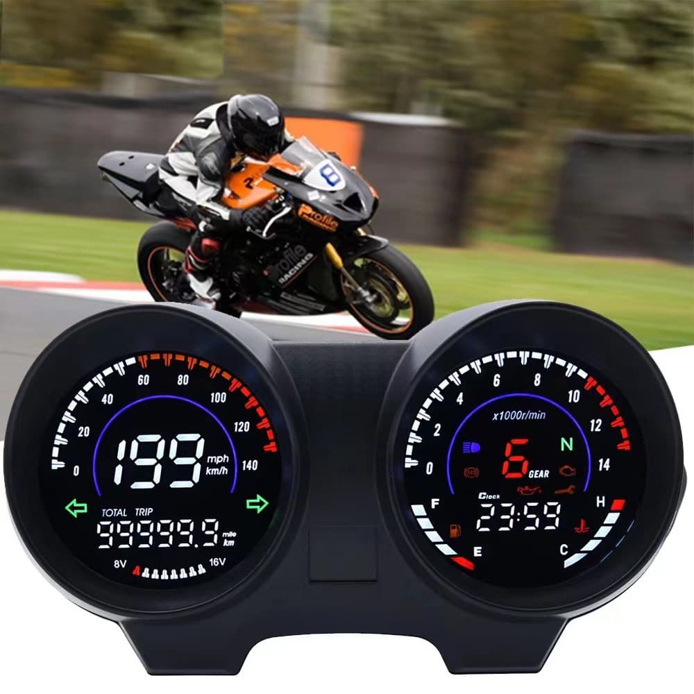South America 2024 Bluetooth Version MAX125 Alpha Motorcycle Instrument CG TITAN150 Fan150