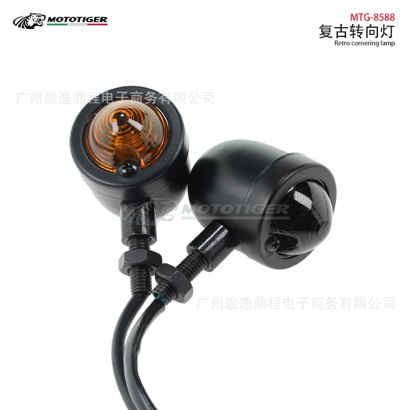 Motorcycle Accessories Harley Cruiser Chopper Modified Retro Turn Signal Aluminum Alloy Indicator Light