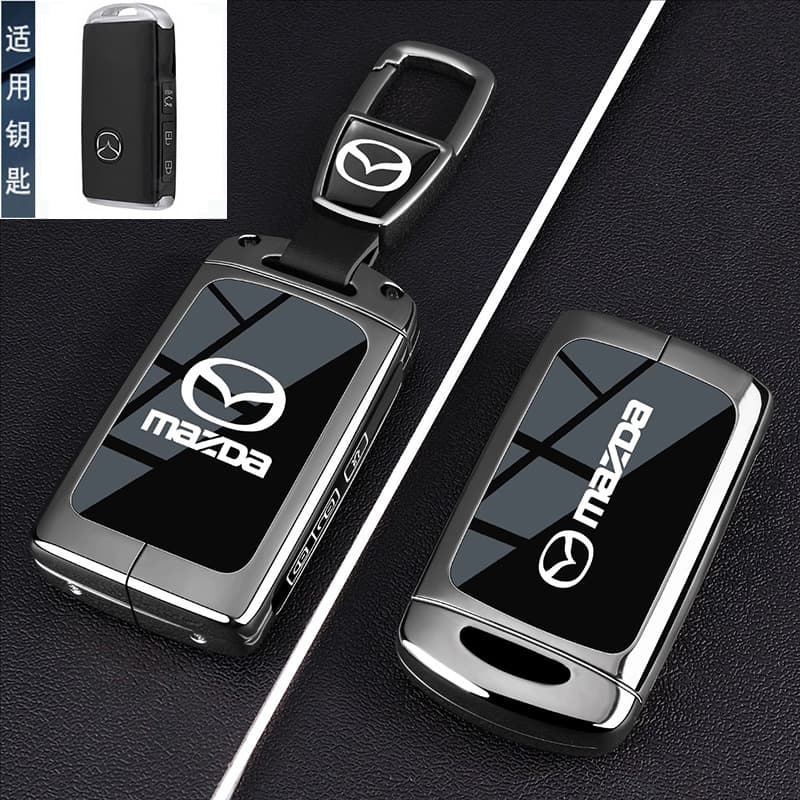 Suitable for Mazda 3 Angkesela key cover CX30 shell CX5 Atez CX50 line and Mazda car bag buckle