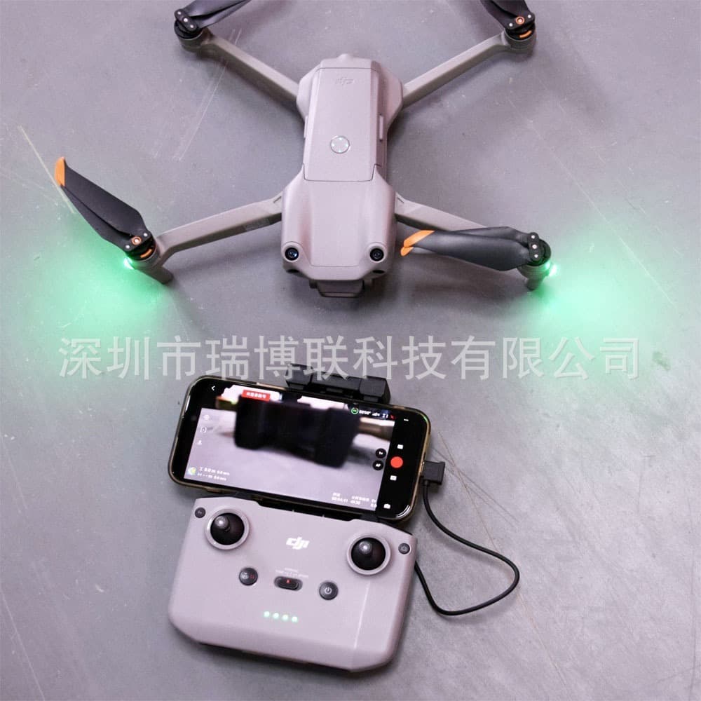 Drone Data Cable Compatible with DJI Mavic AIR/Mini 2/Mini 4/Spark Phone Type-C Remote Controller Connection Cable