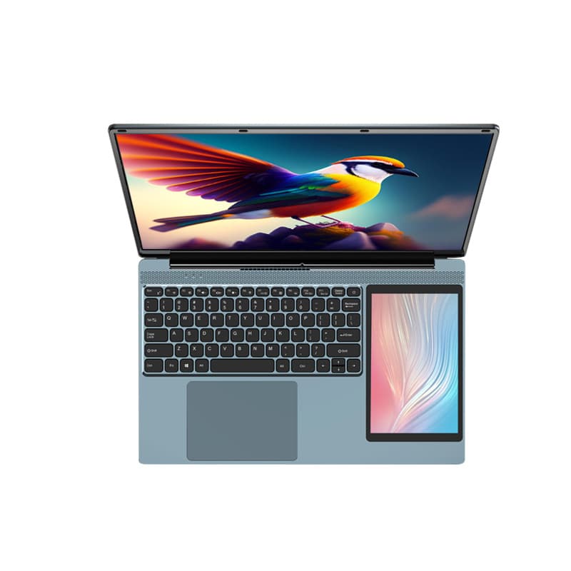 New 15.6-inch Dual Screen Laptop Touchscreen Business Office Home HD Gaming Portable Core