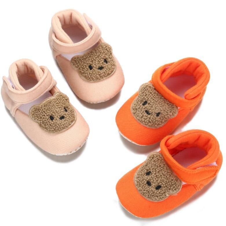 Spring and Autumn Baby Sandals Cotton Shoes Toddler Shoes Velcro 0-18 Months Non-Slip Breathable Wear-Resistant Baby Shoes Soft Bottom