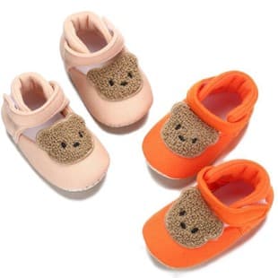 Spring Autumn Baby Sandals Cotton Shoes Walking Shoes Velcro 0-18 Months Non-Slip Breathable Durable Baby Shoes Soft Sole