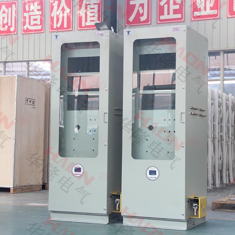 Zaozhuang City Positive Pressure Explosion-Proof Cabinet by Hualong Electric, a manufacturer with strong capabilities and complete qualifications.
