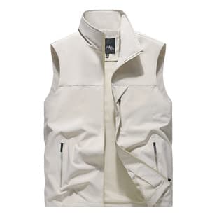 268 Spring/Summer Outdoor Casual Men's Vest, Multi-Pocket Vest, V-Neck Photography Fishing Vest, Sports Vest Group
