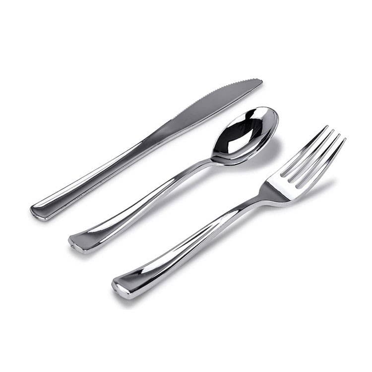 Imitation Metal Cutlery Set - Hotel Western-style Steak Knife, Fork, and Spoon - Minimalist Gift Cutlery Set
