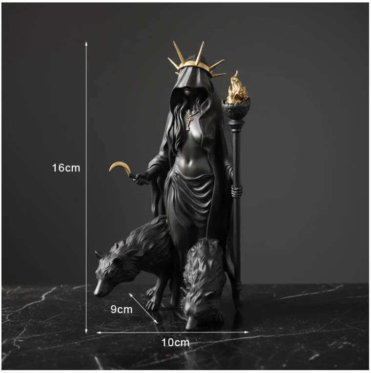 Hecate Niktipolos Resin Statue