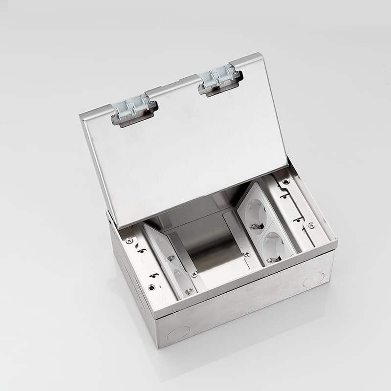 European Style Floor Socket European Standard Recessed Marble Floor Socket Export Socket Pure Flat Invisible Surface