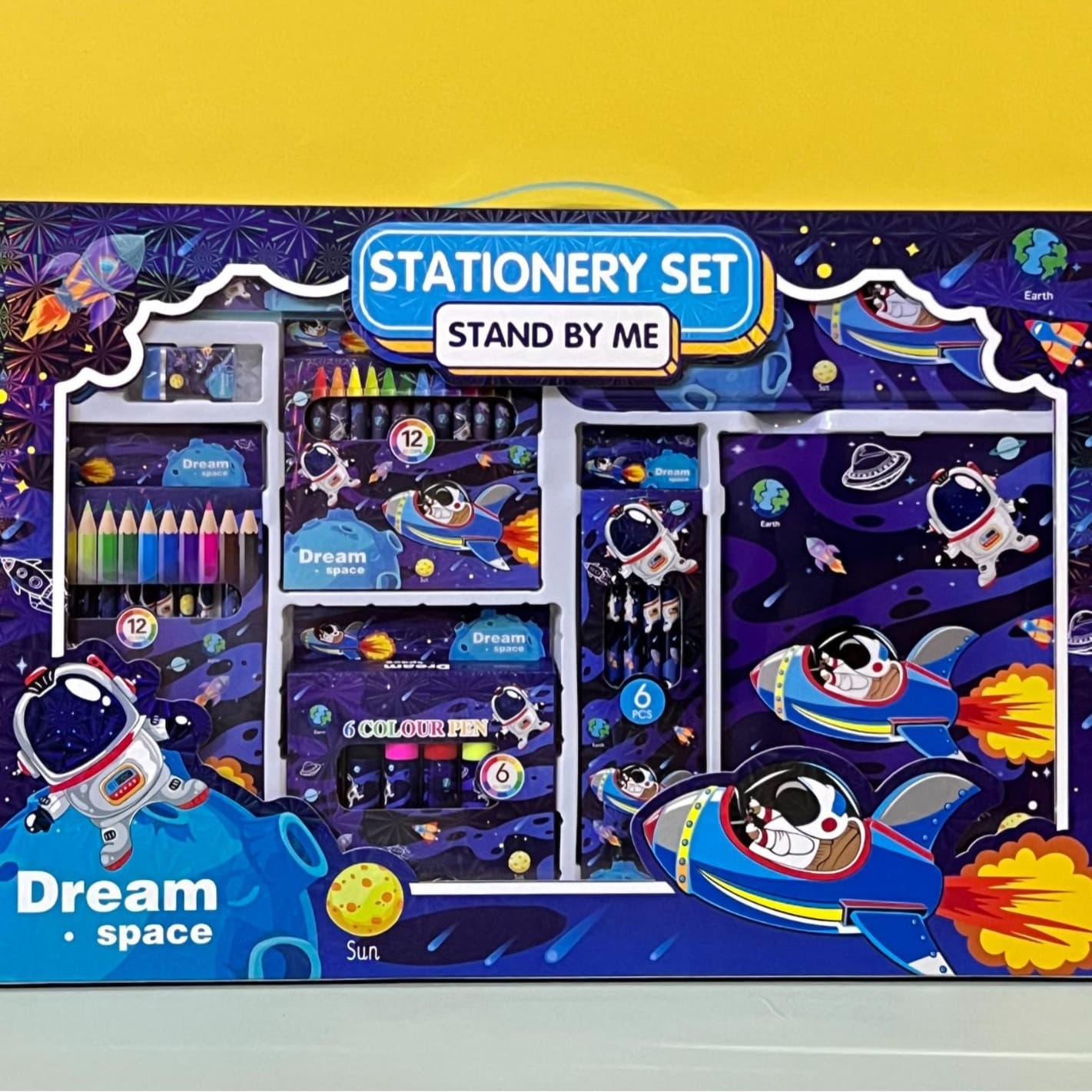 Cartoon Stationery Set Pen Box Birthday Festival Gift Stationery Student Supplies Advertising Promotion 8001 Direct Supply from Manufacturer