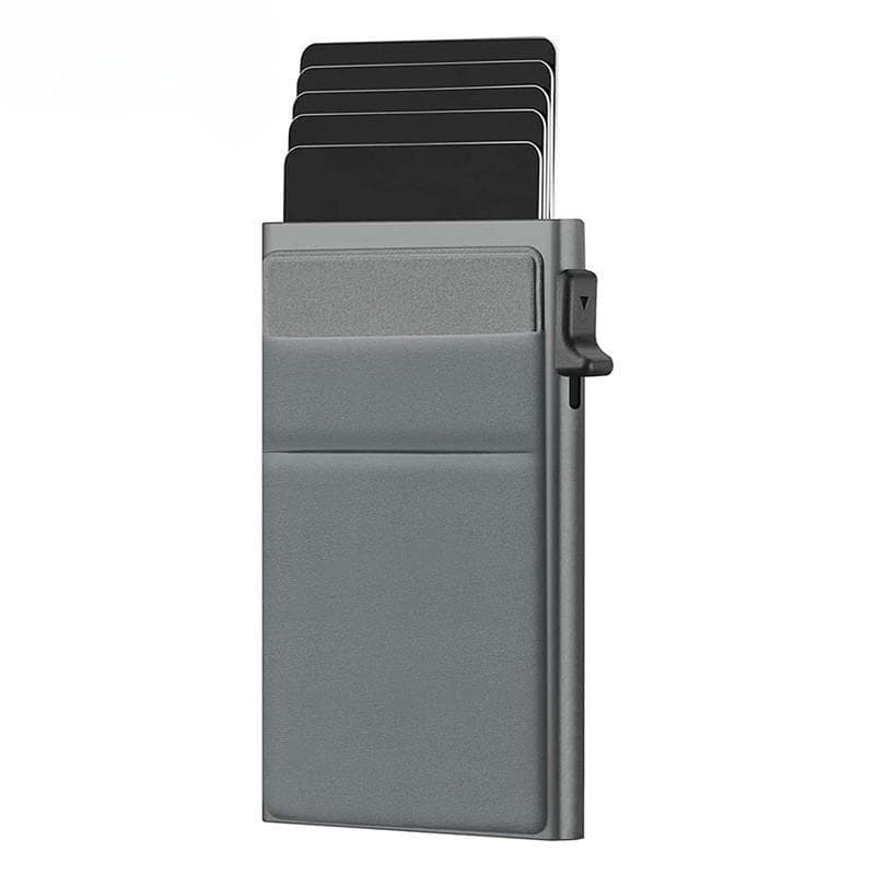 2026 Innovative Design Men's Women's Minimalist Side-Push Card Case Card Holder Portable Card Wallet