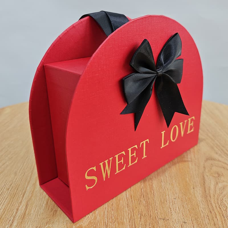 8 eternal roses gift box curved portable jewelry box necklace ring earrings box companion gift box manufacturer batch