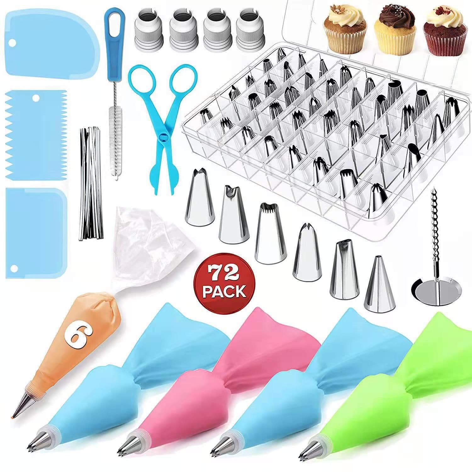 72-Piece Piping Nozzle Set, Piping Tools, Baking Utensils, Cake Mold Utensils, Manufacturer In Stock Wholesale