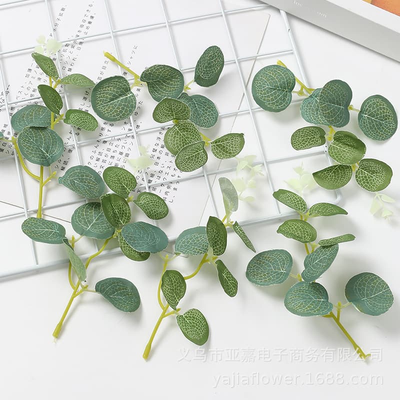 Simulated Small Eucalyptus Leaves Moneywort Eucalyptus Leaves Artificial Plant DIY Accessories Decoration Amazon Flower Box Foliage