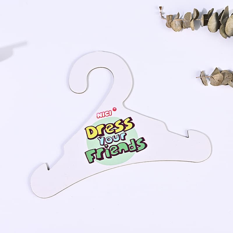 Custom Printed Logo Adult and Children's Kraft Paper Hangers, Pet Hangers, Slipper Paper Hooks Customization
