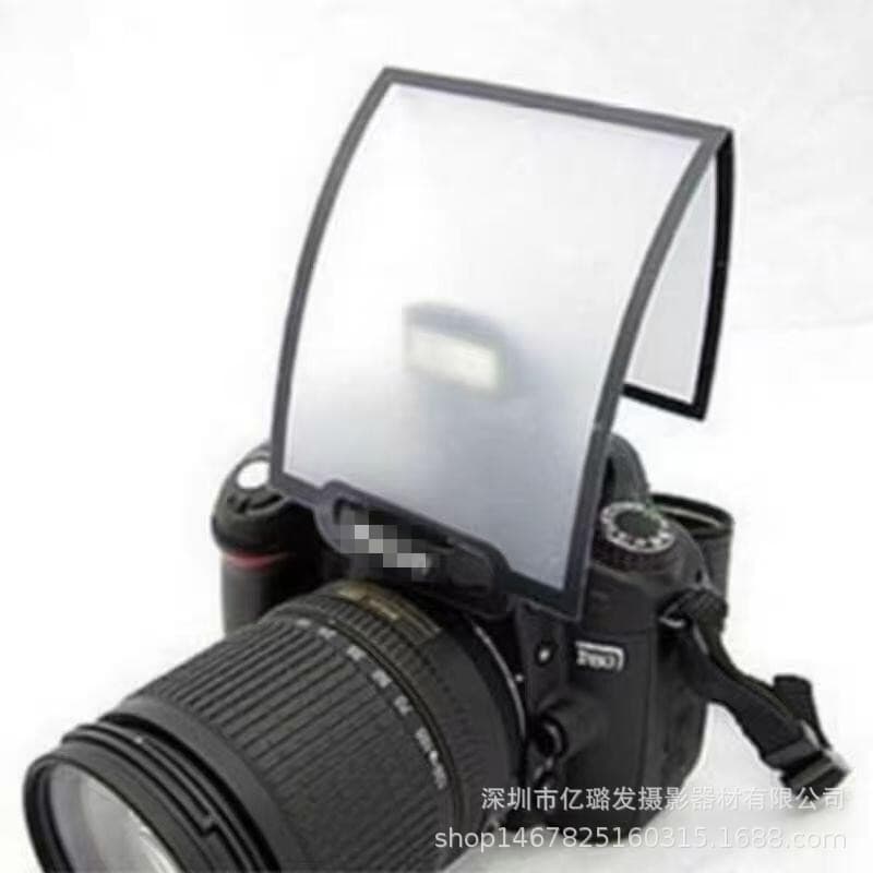Universal internal flash soft light sheet suitable for SLR camera flash light diffuser photography props
