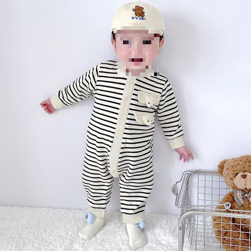 Baby Romper for Boys and Girls, Spring and Autumn, Infant Outing Clothing, 0-12 Months