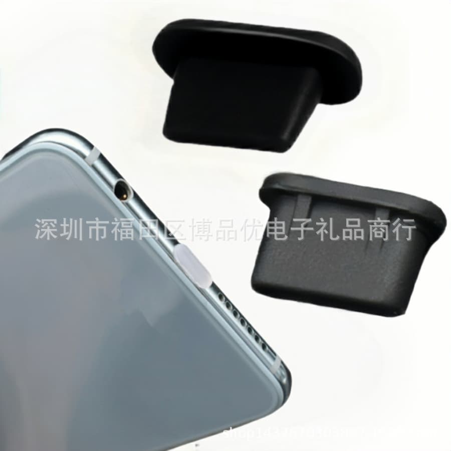 Silicone dust plugs for USB Type-C Apple ports, compatible with Type-C female connectors
