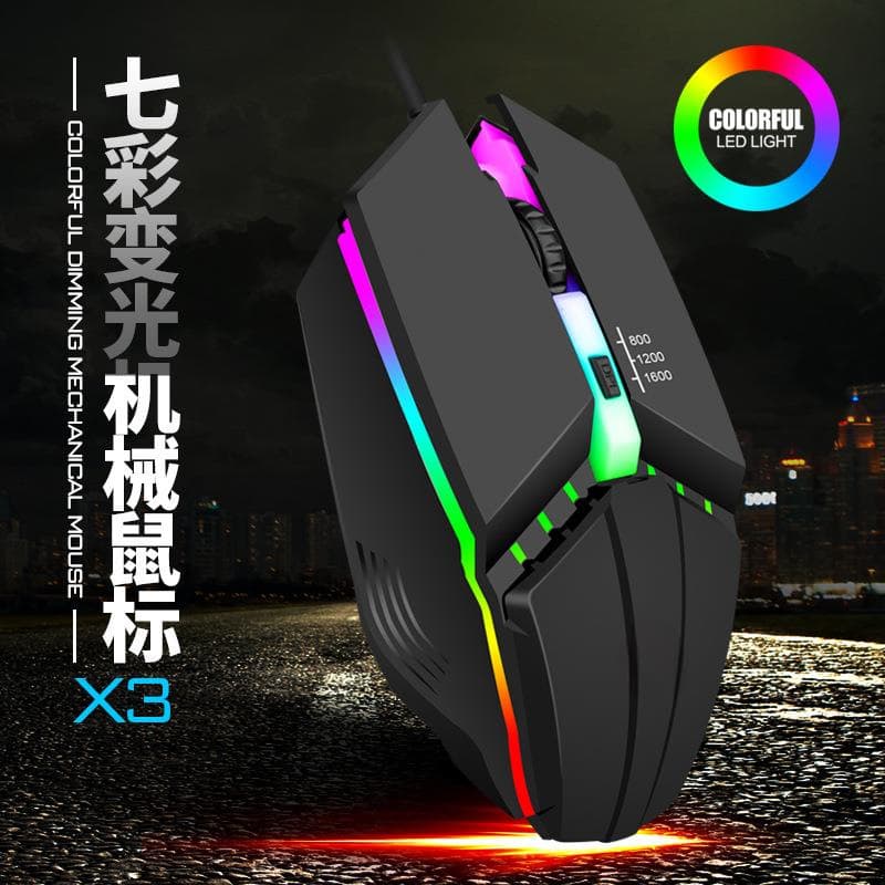 Cross-border trade manufacturer wholesale gaming mouse for esports, home office computer accessories USB wired