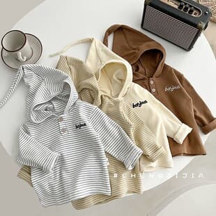 Baby Toddler Top 2023 Spring Autumn Hoodie Boys Wizard Hat T-Shirt Hoodie Korean Style Trendy Cute Long Sleeve