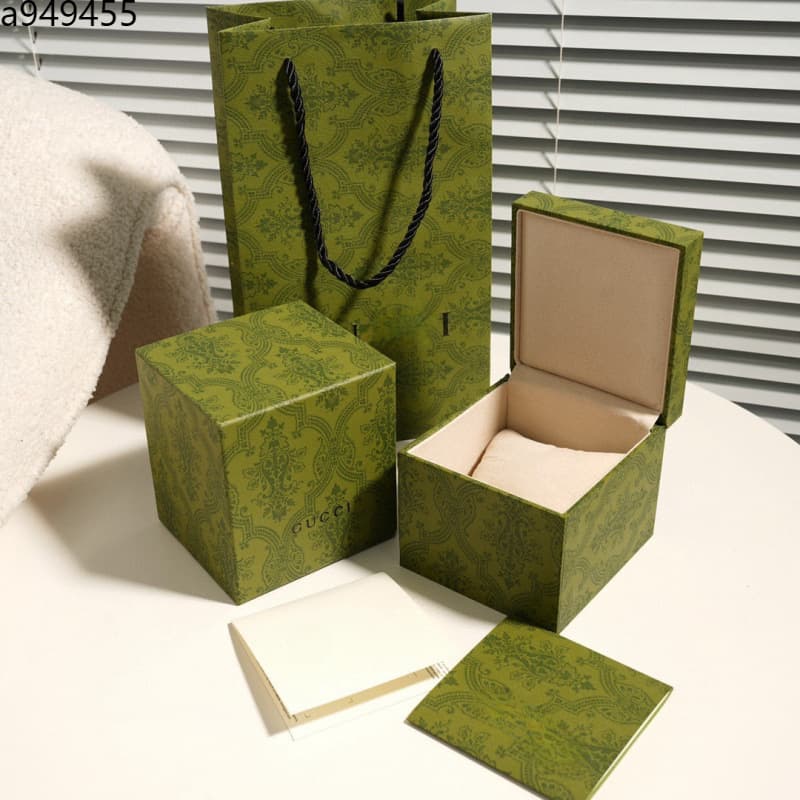 Gjiagujia watch packaging box little bee watch storage box exquisite watch box green watch display box