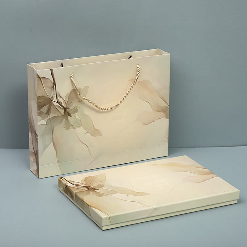 Cashmere scarf packaging box cashmere sweater gift box sky and earth cover set scarf box wholesale empty box