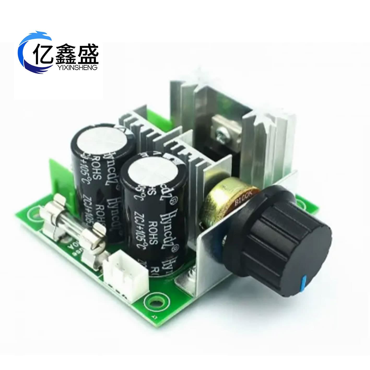 PWM DC Motor Speed Controller, Pump Stepless Speed Regulation Switch Module High Efficiency 12V-40V 10A
