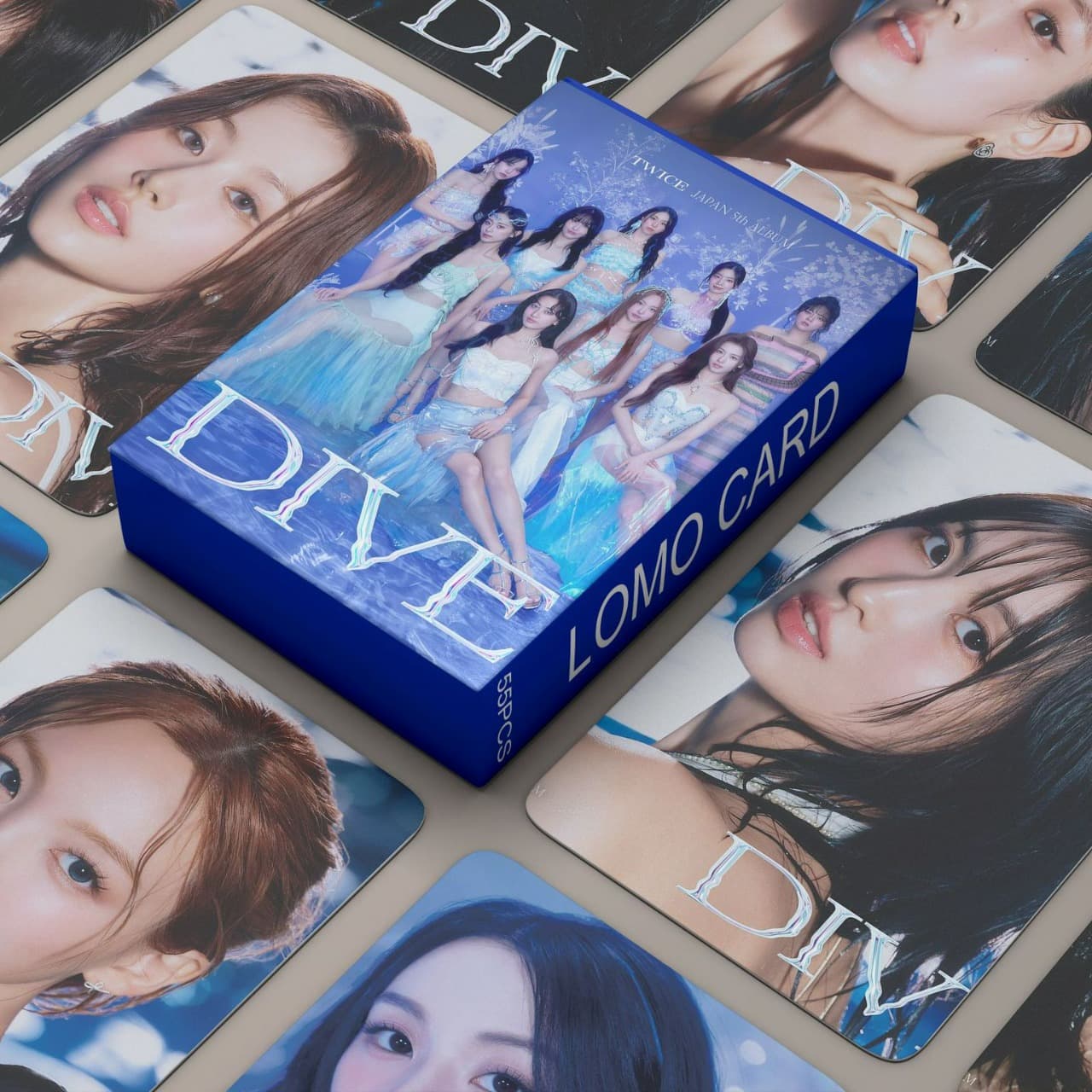 55 tw rabbit girl group JAPAN 5th ALBUM DIVE small card homemade card KPOP girl group in stock