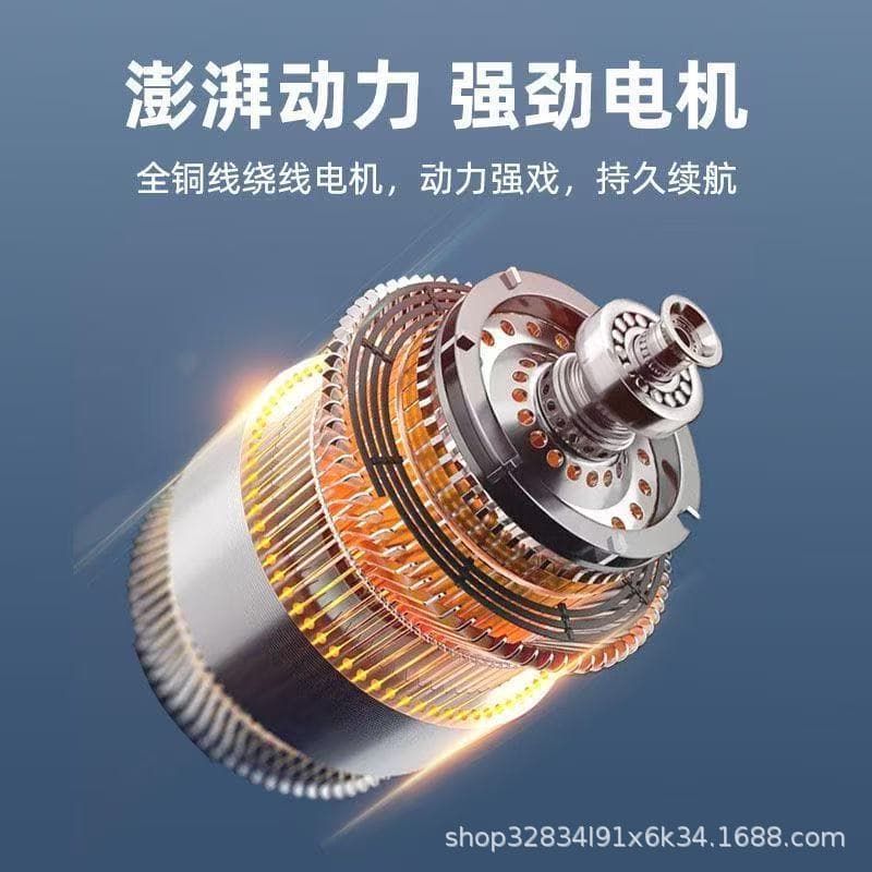 Rechargeable Lithium Battery Fan High-Power Desktop Fan Household Electric Fan Car Simple Portable Industrial Fan