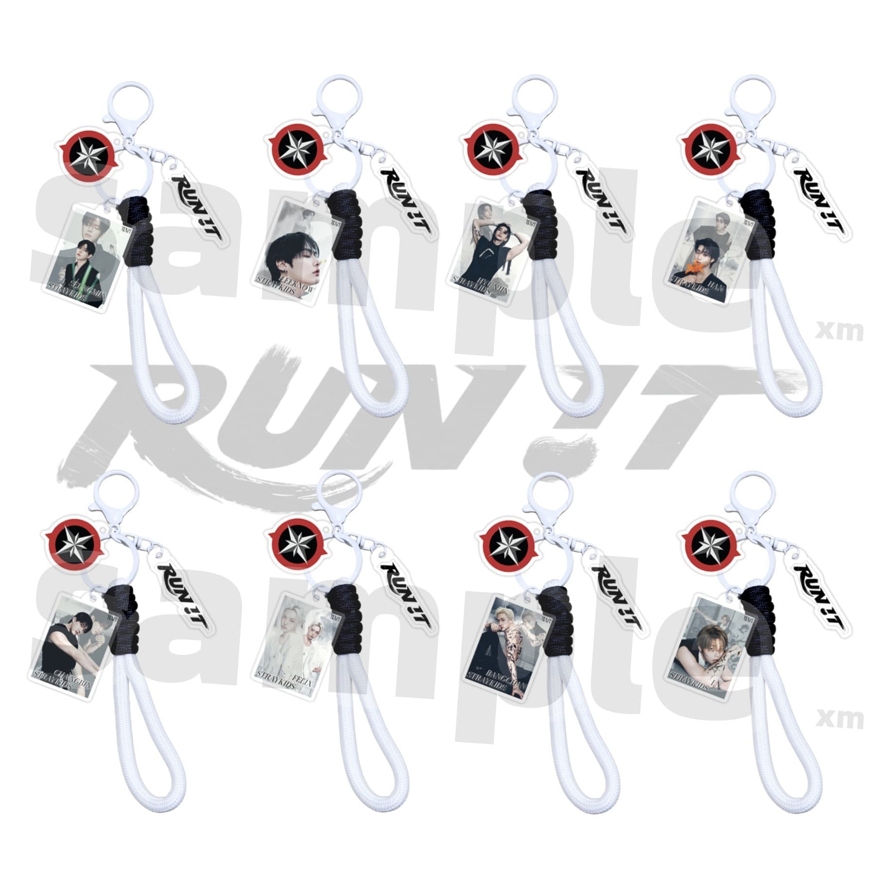 SKZ acrylic keychain STRAYKIDS acrylic keychain Fangcan Felix backpack pendant material