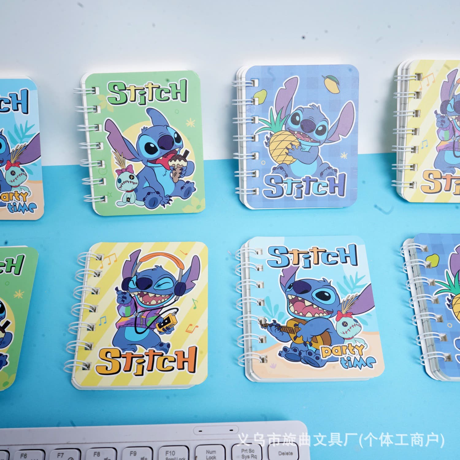 Cross-border hot selling Stitch A7 coil notebook, fun and cute mini loose-leaf book, high-looking student notebook stationery