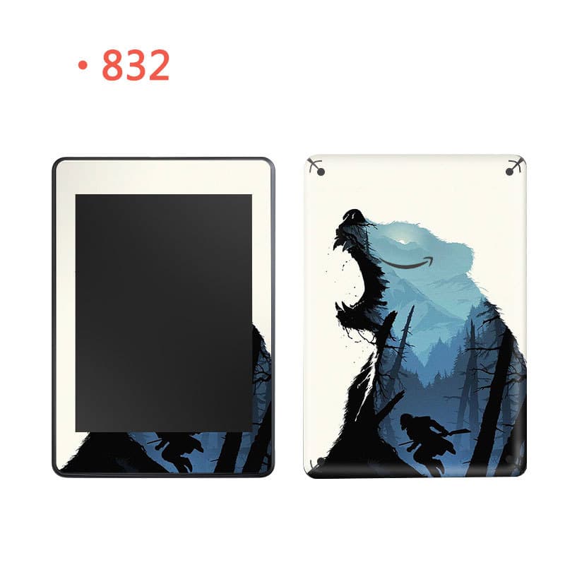 Sticker Protective Film for Amazon Kindle KPW34, Kindle Oasis Youth Edition 2022, National Trend Cartoon Sticker