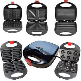 Cross-border US Standard 110V Sandwich Donut Maker Cake Breakfast Machine Sandwich Maker Large Bread Maker