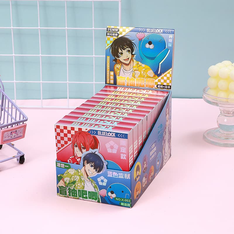 Blue Prison Blind Box Yum Double Flash Blind Bag Millet Medal Animation Cartoon Peripheral Medal Gift Set