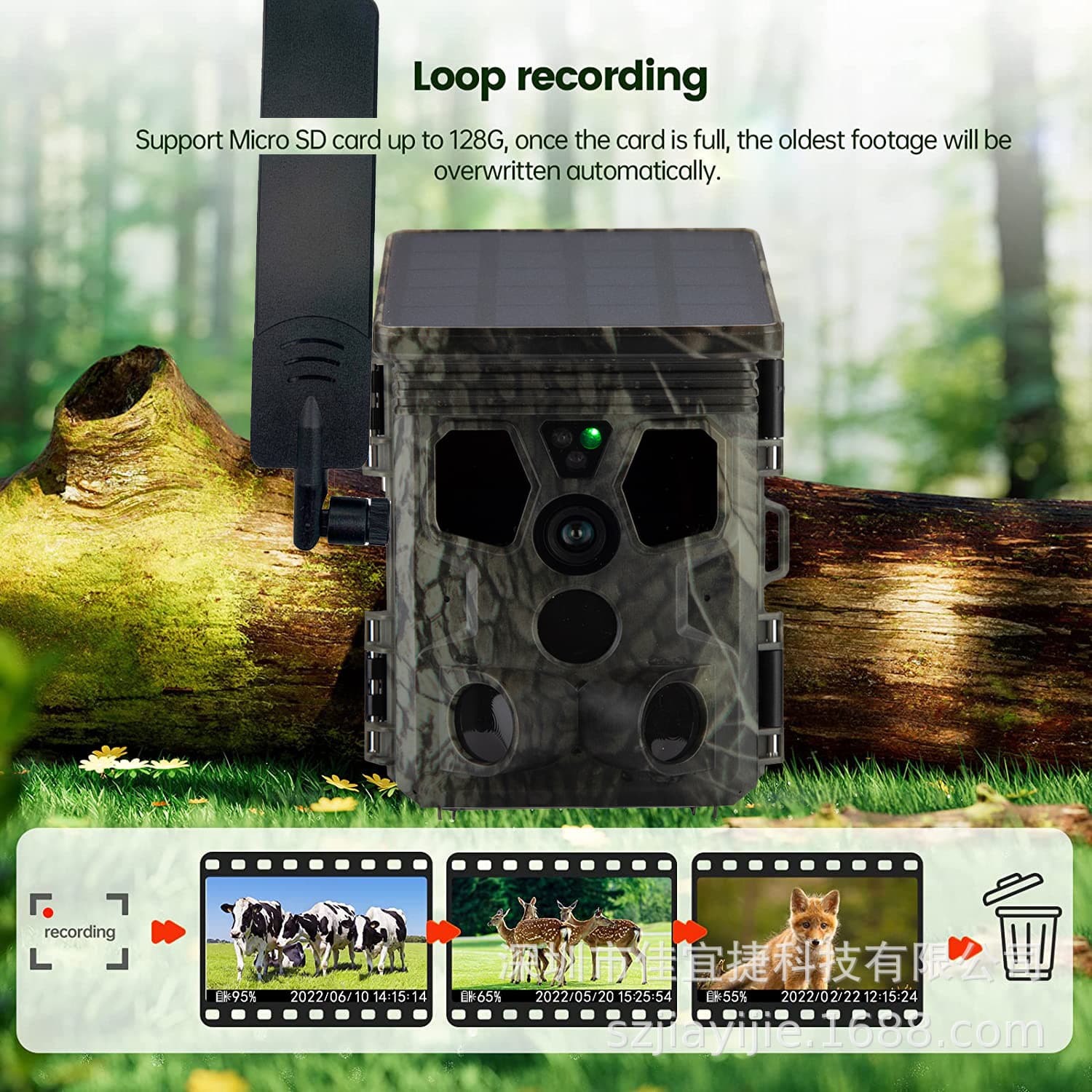 2K 4G Outdoor Hunting Camera HC-601Pro APP Remote Mobile Control Supports Email and FTP
