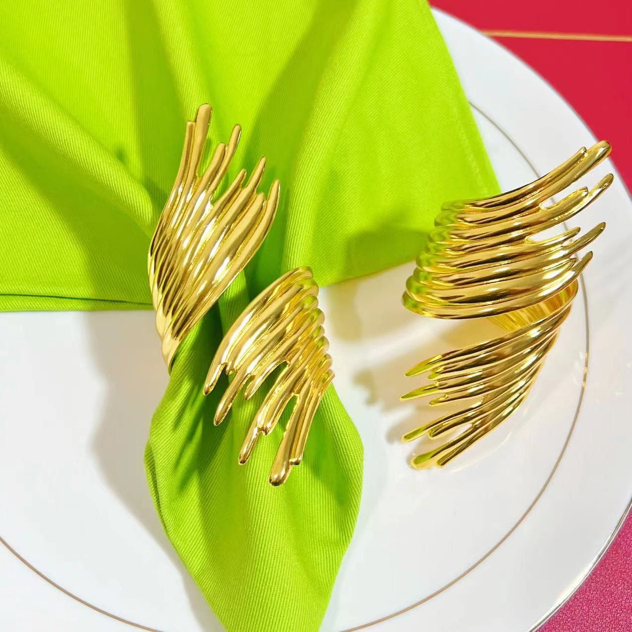 Hotel Metal Napkin Ring Open Napkin Buckle Napkin Ring Cloth Ring Gold Wholesale from Manufacturer