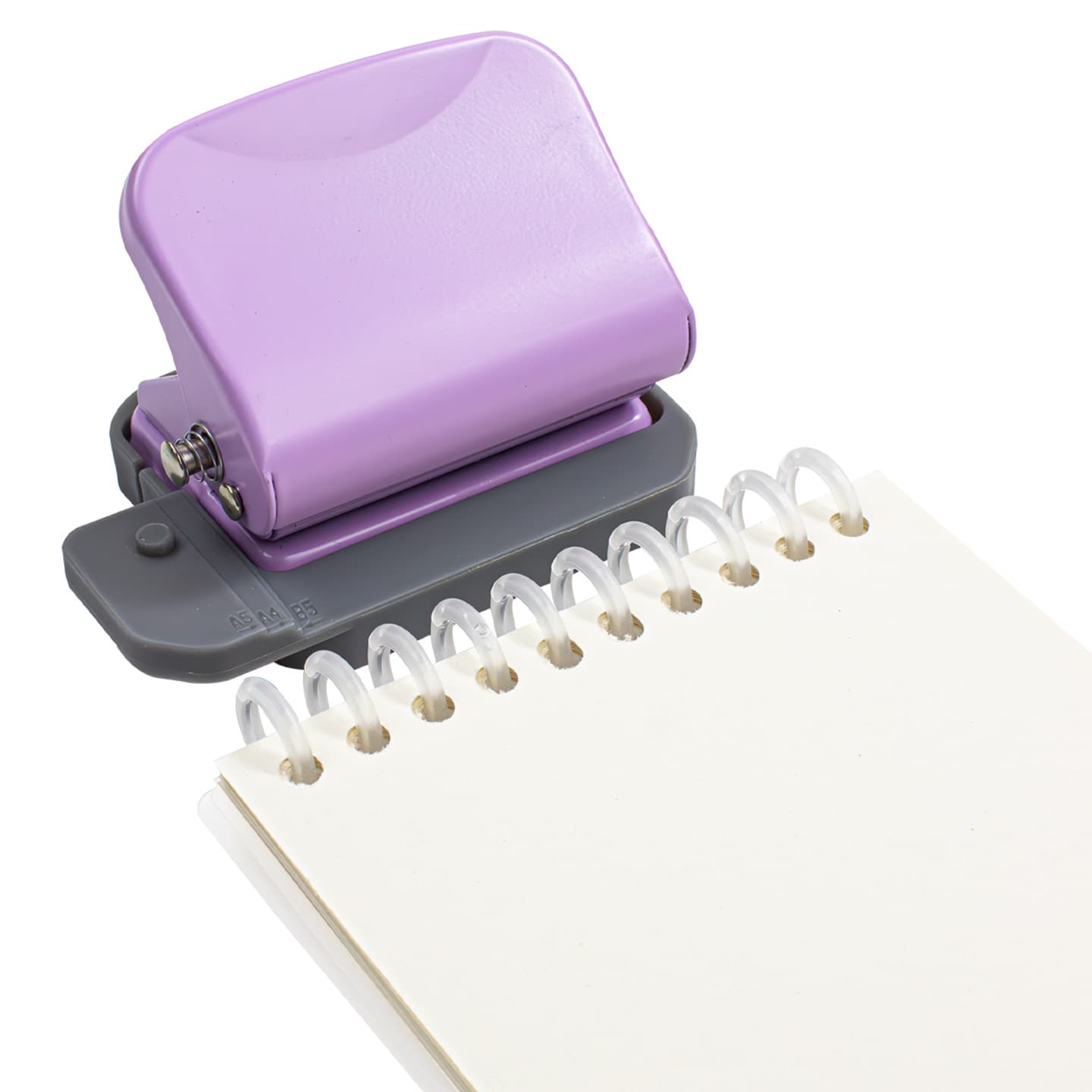 Office 6-hole round loose-leaf punch machine student handbook small punch multi-hole labor-saving manual punch