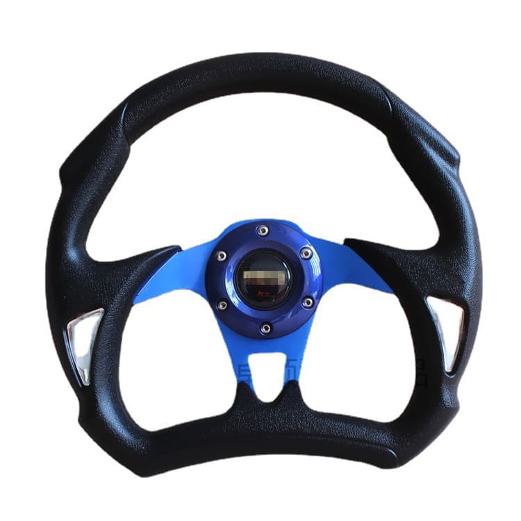 Car modified steering wheel metal racing video game kart steering wheel PU competitive leather steering wheel
