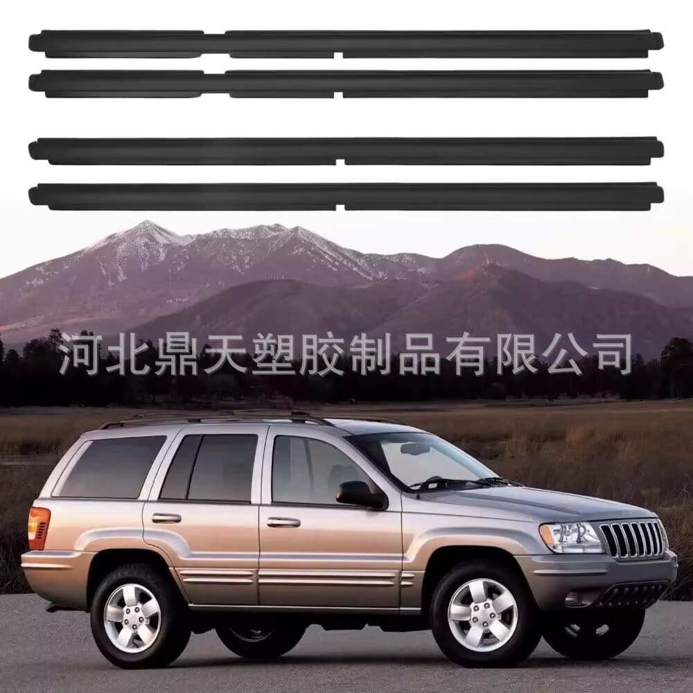 Supply 99-04 Jeep Grand Cherokee 551 Door Outer Weatherstrip 55135878AF, 55135879AF