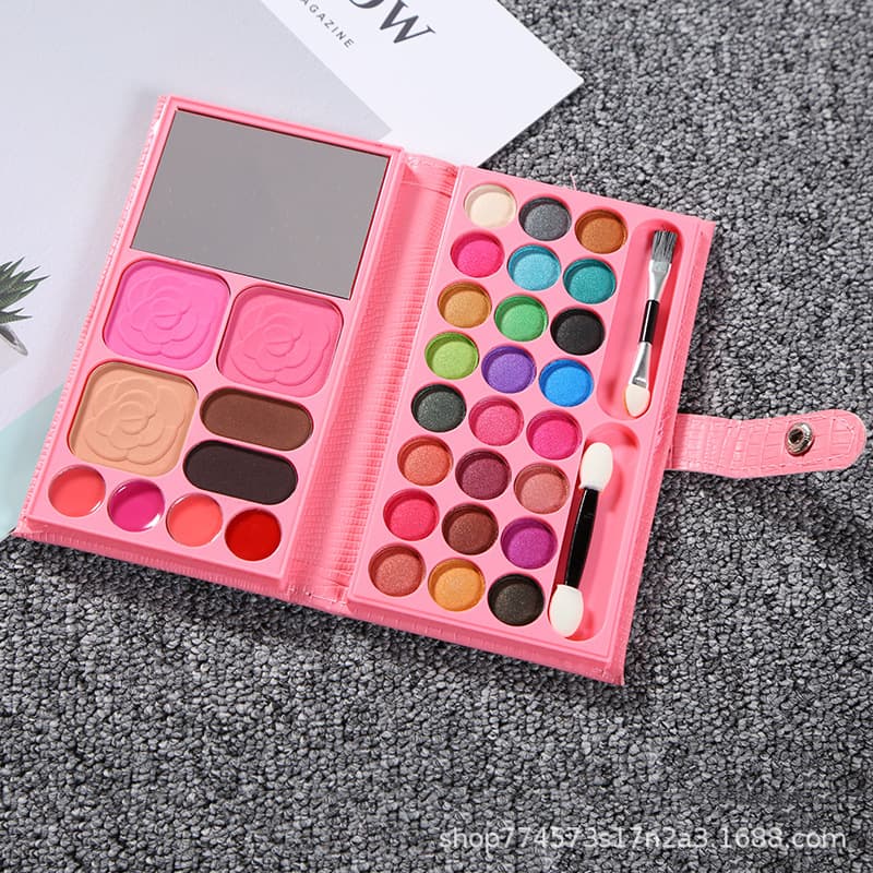 33-Color Leather Bag Eyeshadow Makeup Palette Set, Xizhi 33-Color Eyeshadow Palette Wholesale Cross-Border