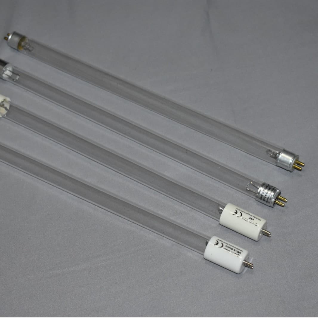 UV Sterilization Lamp Tube High Borosilicate Quartz with/without Ozone 185nm 254nm Light Source Tube
