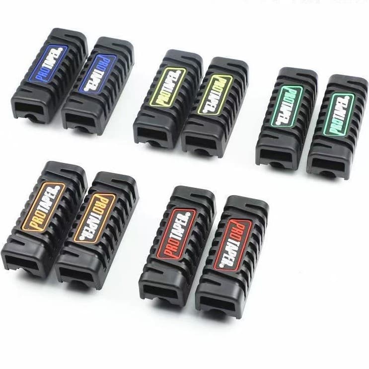 Motorcycle Modified PRO Front Pedal Rubber Cover WY Footpeg Leather Black Rubber Pedal Cover Front Footpeg