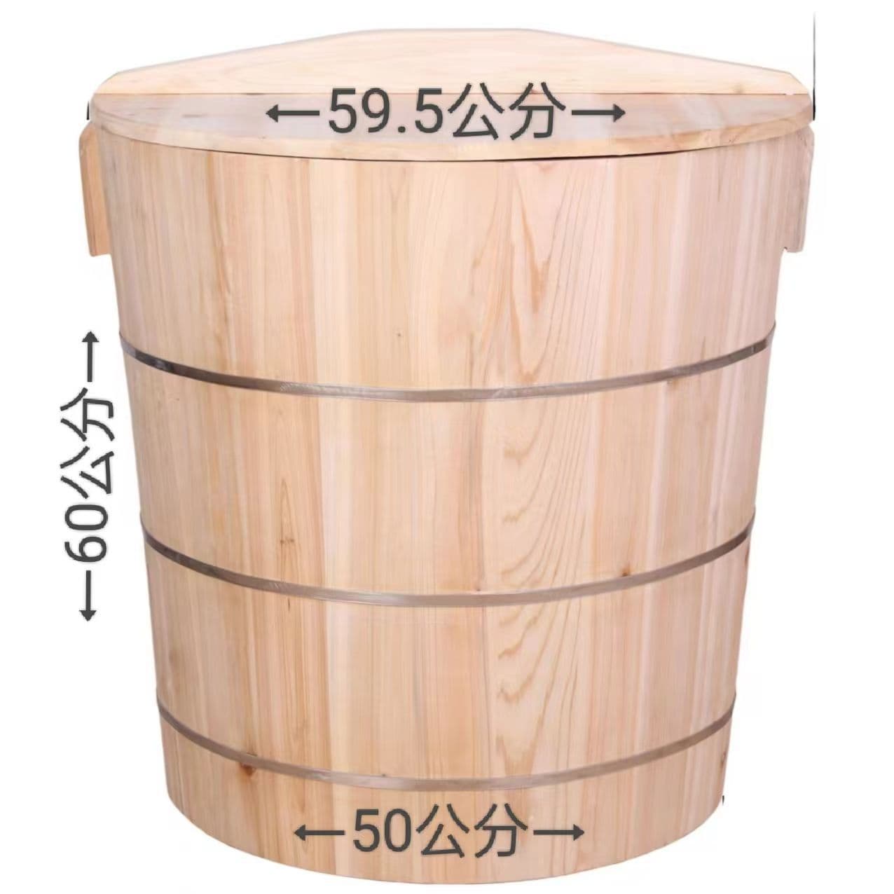 Steaming Rice Wooden Bucket Cedar Wood Steamer Old Style Household Commercial Various Sizes