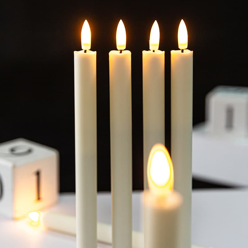 [Regular Customer Order] Birthday Christmas Taper Candle Church Wedding Home Decoration Plastic LED Electronic Long Stem Candle