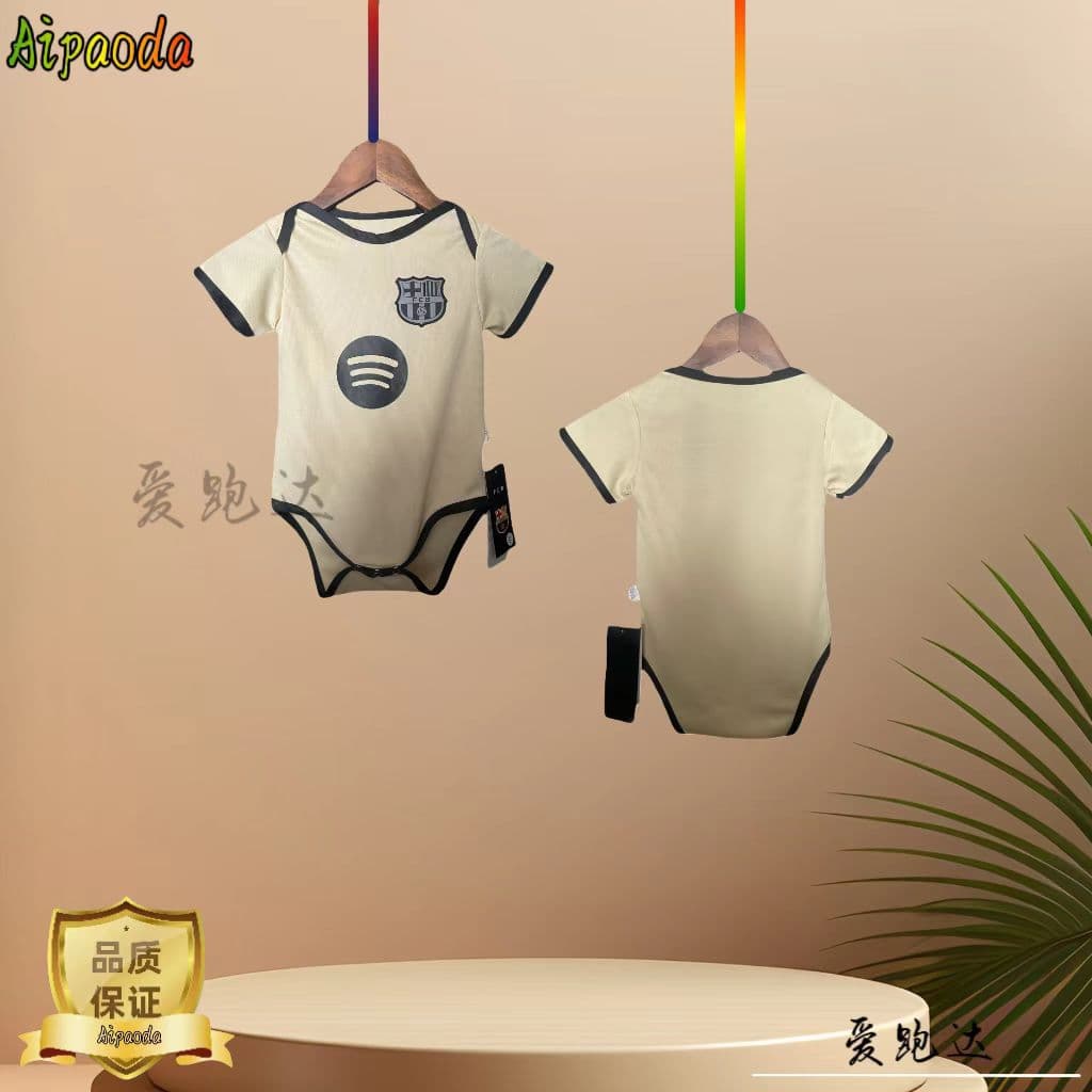 New Barcelona Crawling Suit Real Madrid Baby Romper Football Bodysuit 3-15 Months