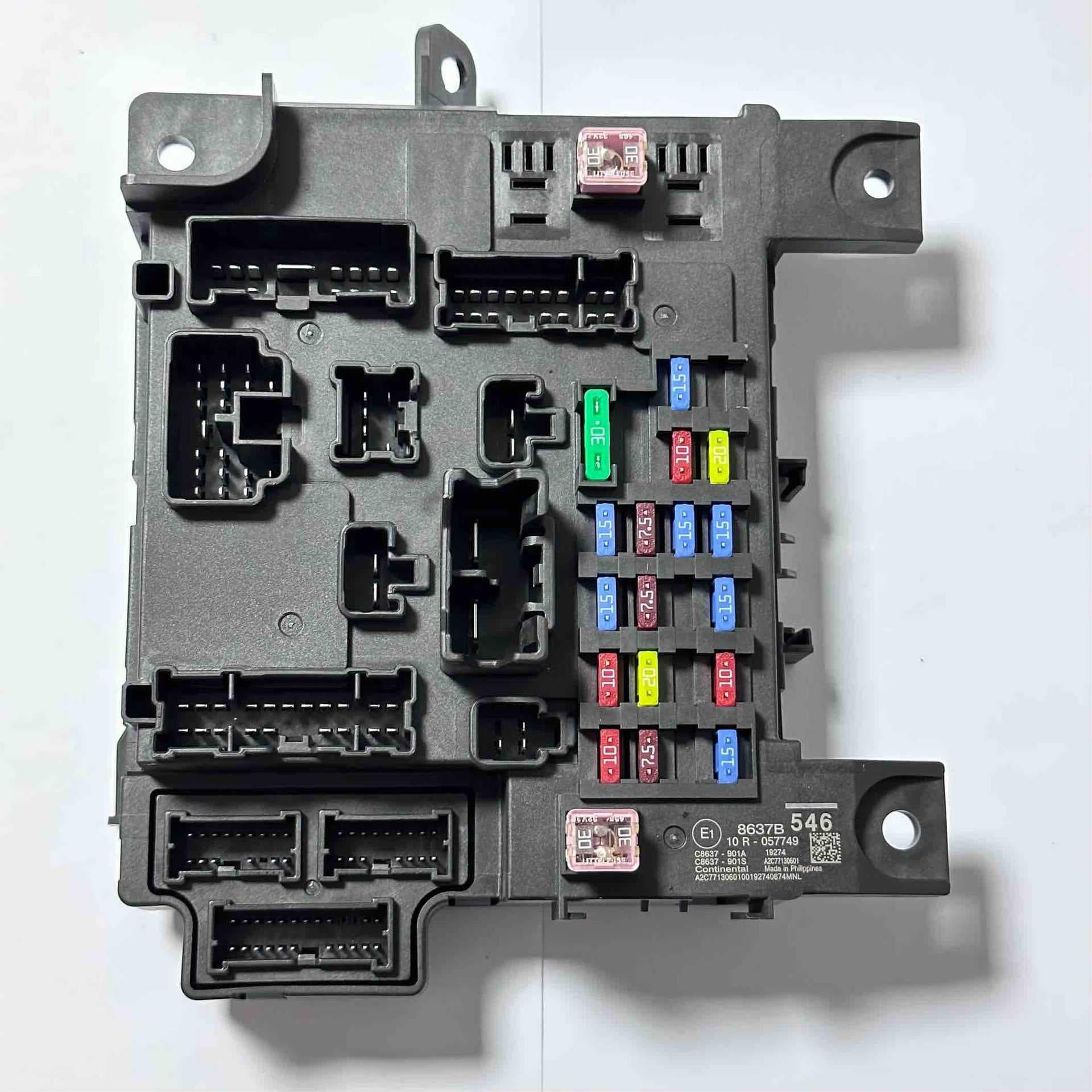 Genuine and original ASX car parts, time and alarm control unit, fuse box 8637B546.