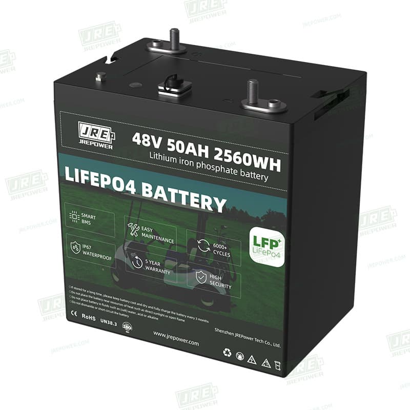 48V50Ah GC2 Golf Cart Lead-Acid Replacement Lithium Battery
