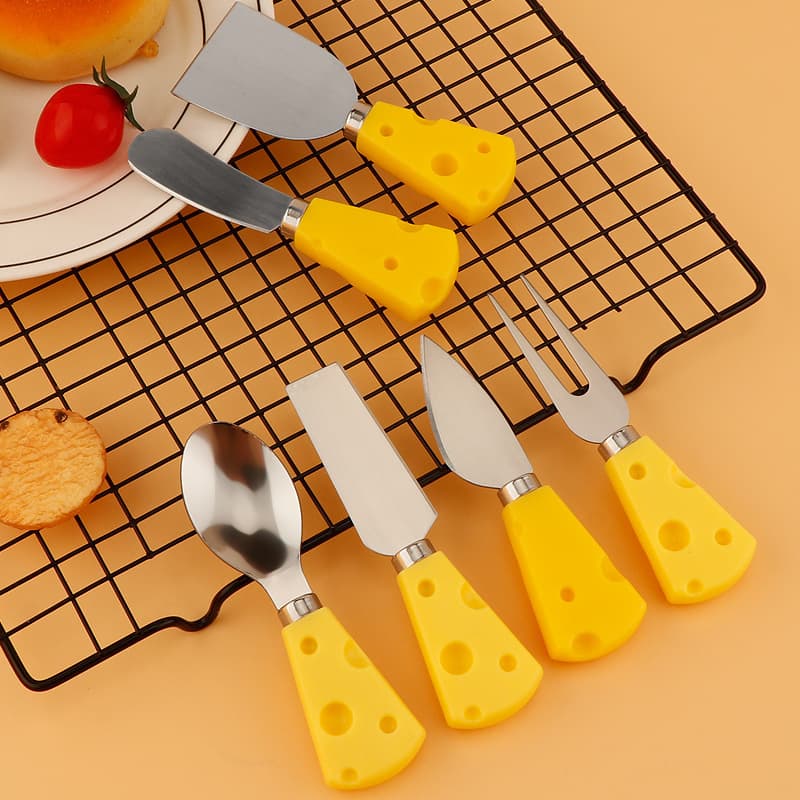 Creative Cheese Knife, Cheese and Fruit Knife, Fork and Spoon Set, Cute Tableware, Butter Knife, Bread Dessert Fork